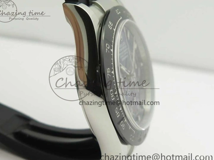 MiroTime 0119 Daytona 116519 Noob 1:1 Best Edition 904L SS Case Blue Dial on Black Rubber Strap SA4130 (Free Extra Strap) Compact 3290